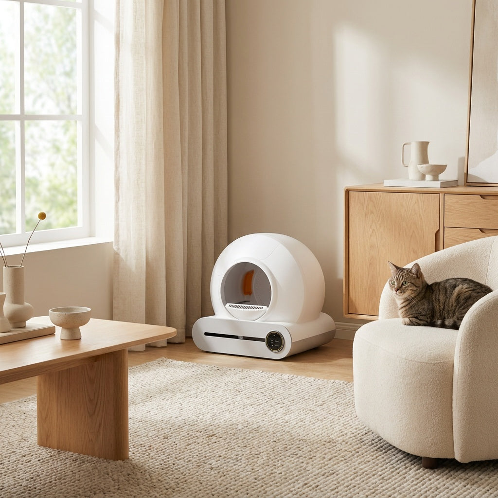 Litière Autonettoyante pour Chat — Minolea Sérénité